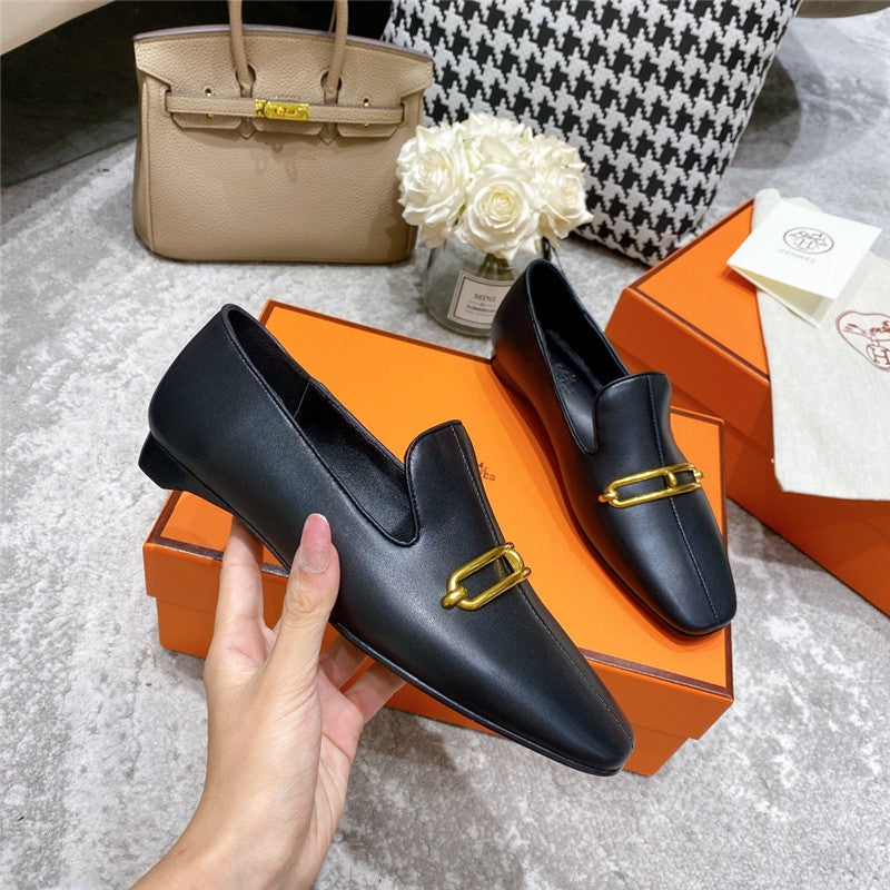 High Quality Luxury Hermes Muller Flat Shoes – Style 57347 product detail