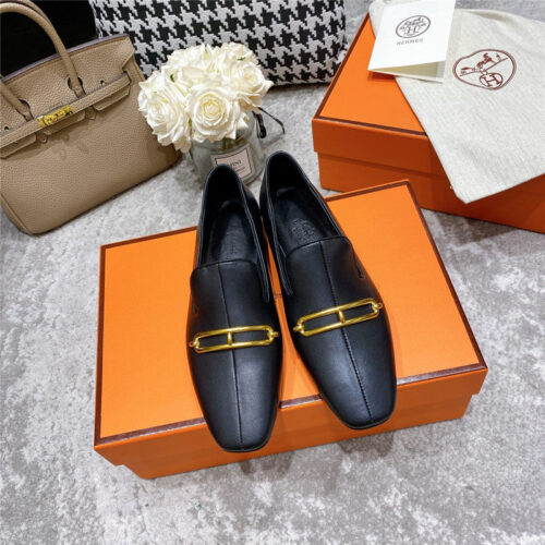 High Quality Luxury Hermes Muller Flat Shoes – Style 57347 product detail