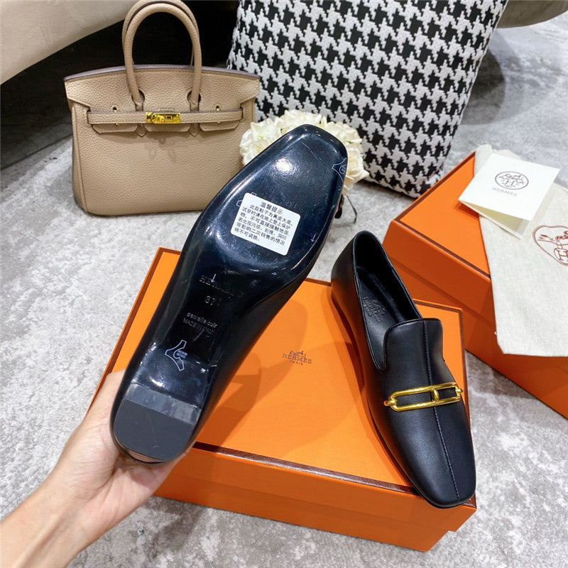 High Quality Luxury Hermes Muller Flat Shoes – Style 57347 product detail