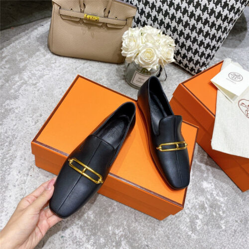 High Quality Luxury Hermes Muller Flat Shoes – Style 57347 product detail