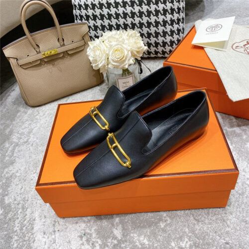 High Quality Luxury Hermes Muller Flat Shoes – Style 57347 alternate view