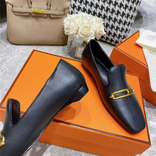 High Quality Luxury Hermes Muller Flat Shoes – Style 57347 product detail