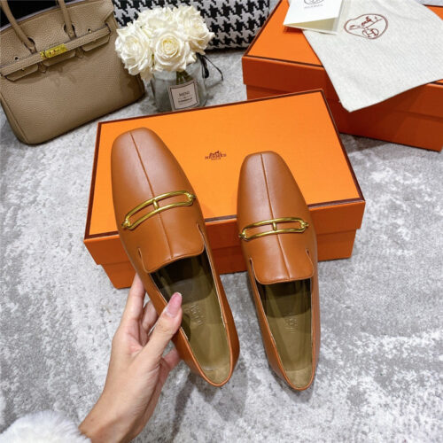 High Quality Luxury Hermes Muller Flat Shoes product detail