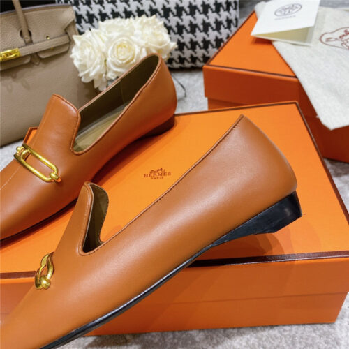 High Quality Luxury Hermes Muller Flat Shoes product detail