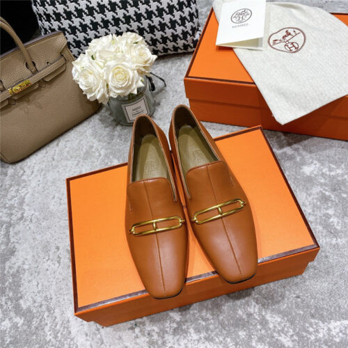 High Quality Luxury Hermes Muller Flat Shoes product detail