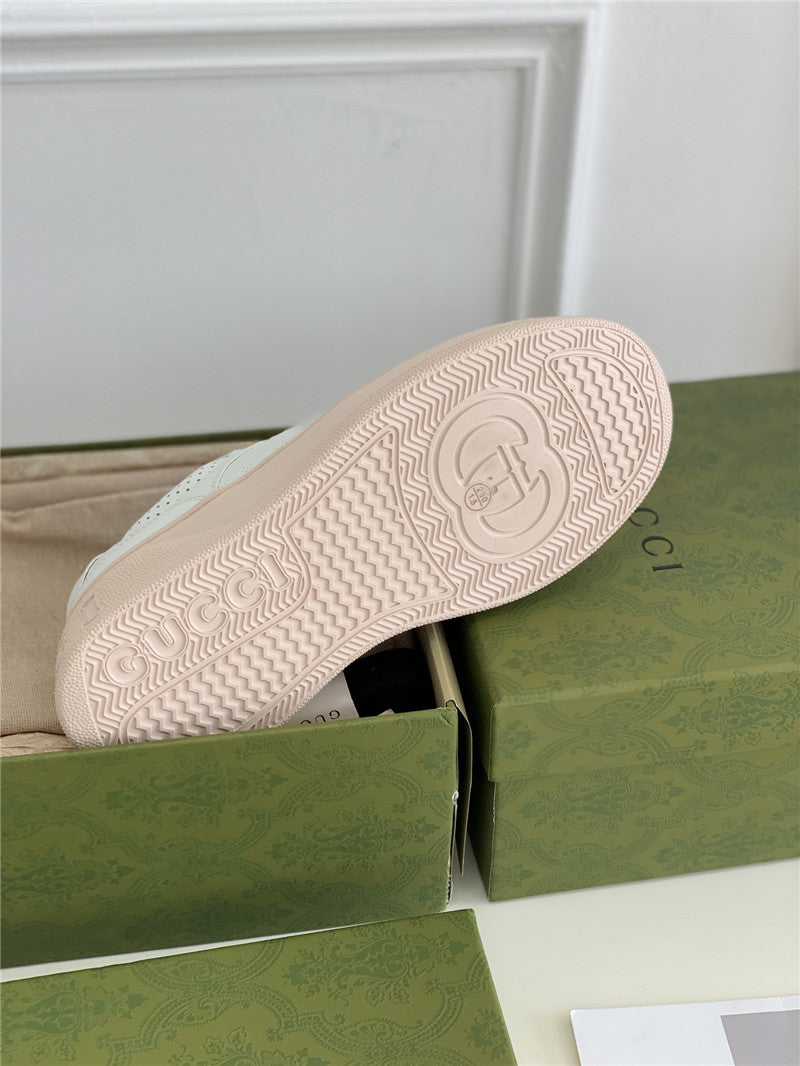 High Quality Luxury Gucci Platform White Sneakers – Style 38451 product detail