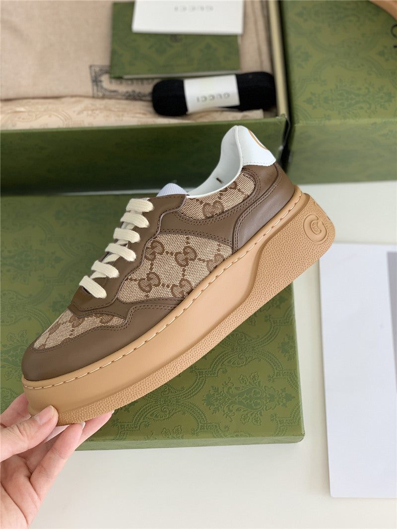 High Quality Luxury Gucci Platform White Sneakers product detail