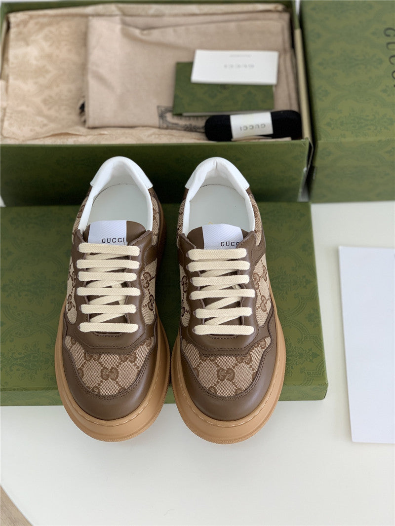 High Quality Luxury Gucci Platform White Sneakers product detail