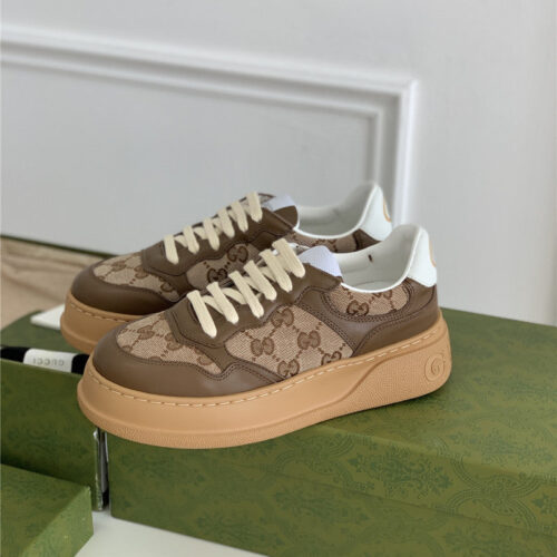 High Quality Luxury Gucci Platform White Sneakers alternate view