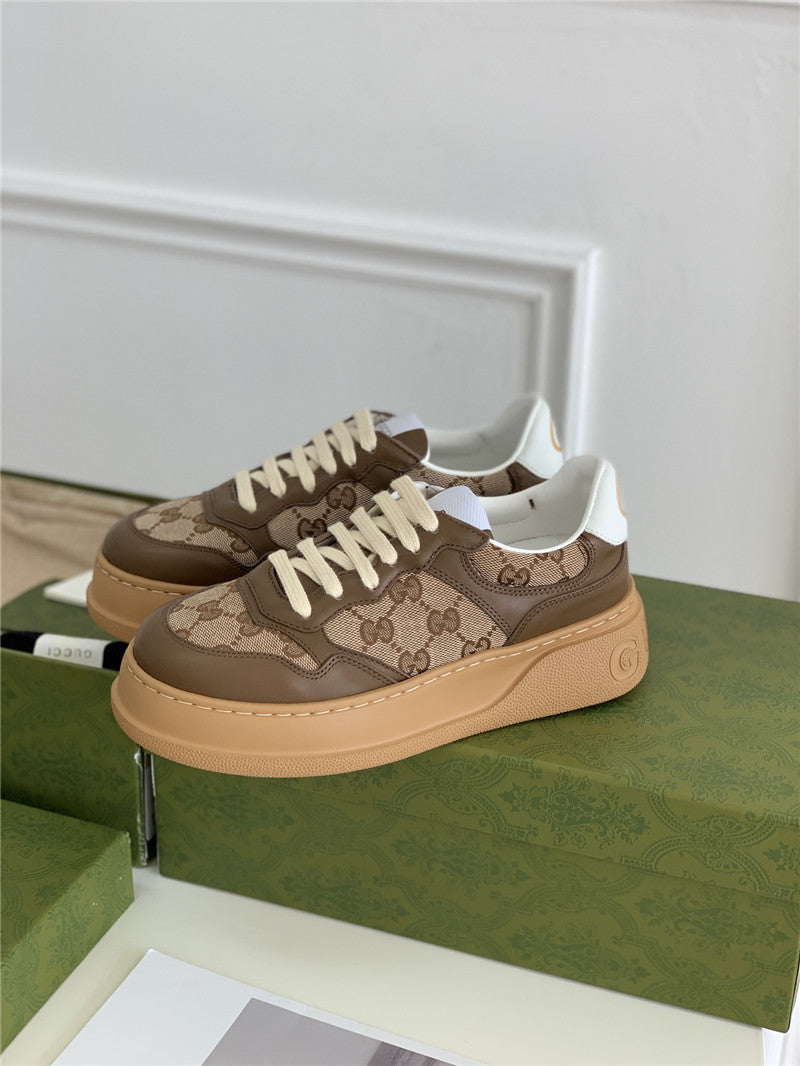 High Quality Luxury Gucci Platform White Sneakers product detail