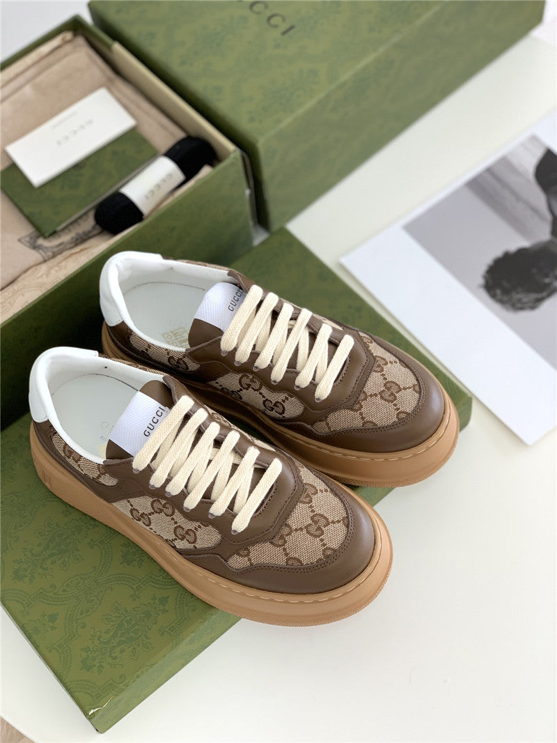 High Quality Luxury Gucci Platform White Sneakers product detail