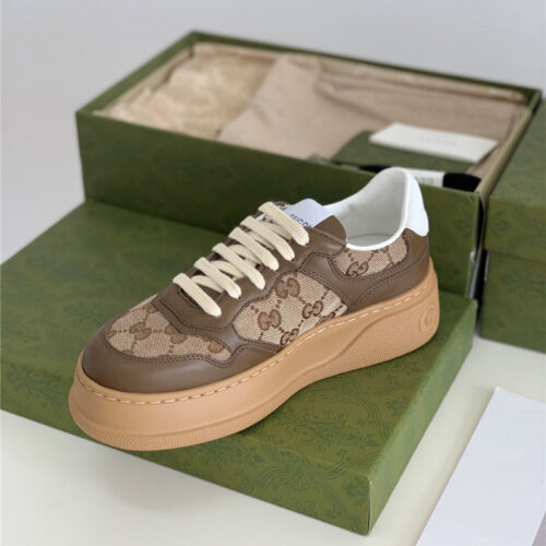High Quality Luxury Gucci Platform White Sneakers product detail