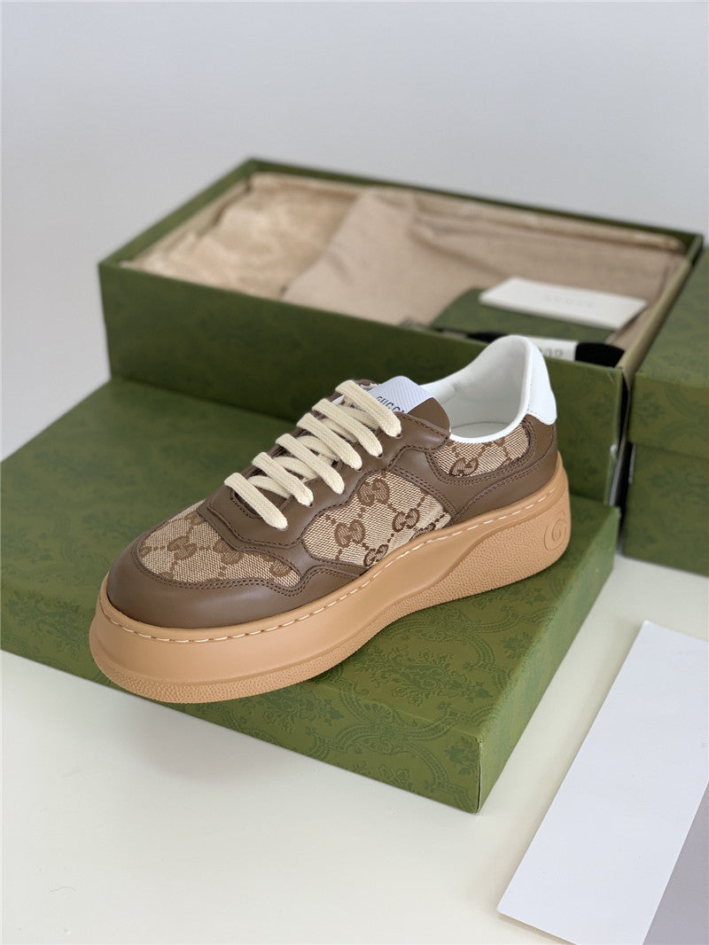 High Quality Luxury Gucci Platform White Sneakers product detail