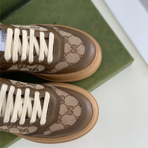 High Quality Luxury Gucci Platform White Sneakers product detail