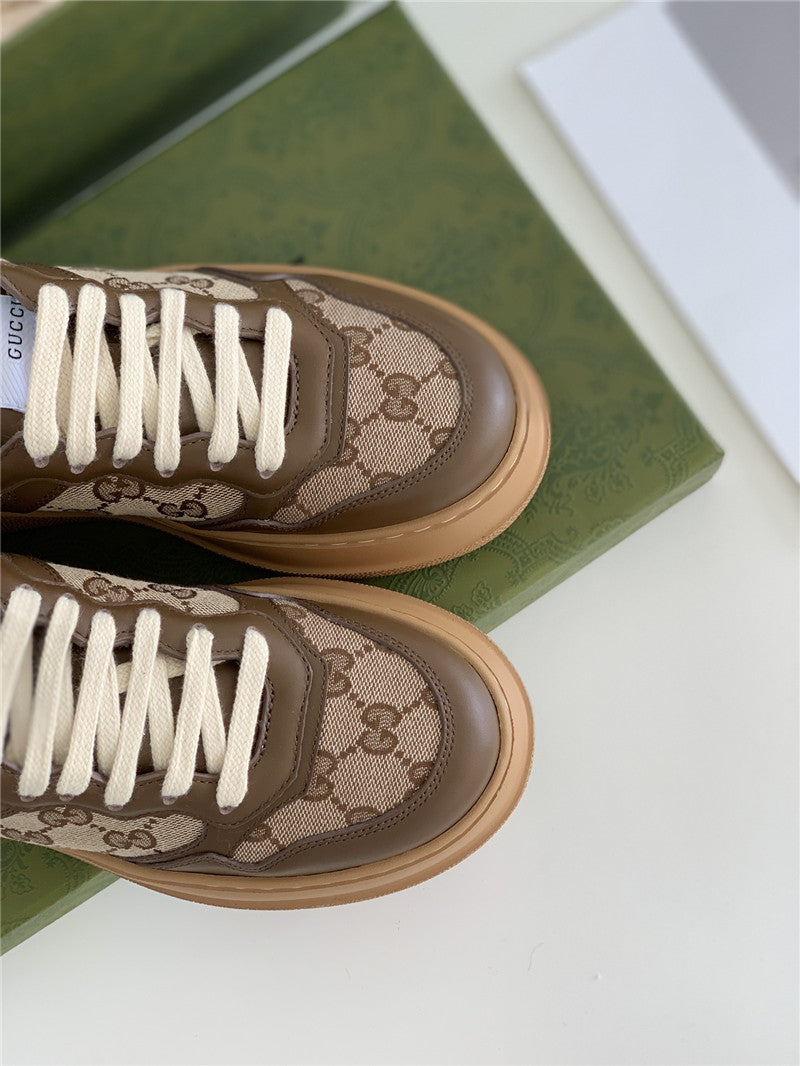 High Quality Luxury Gucci Platform White Sneakers product detail