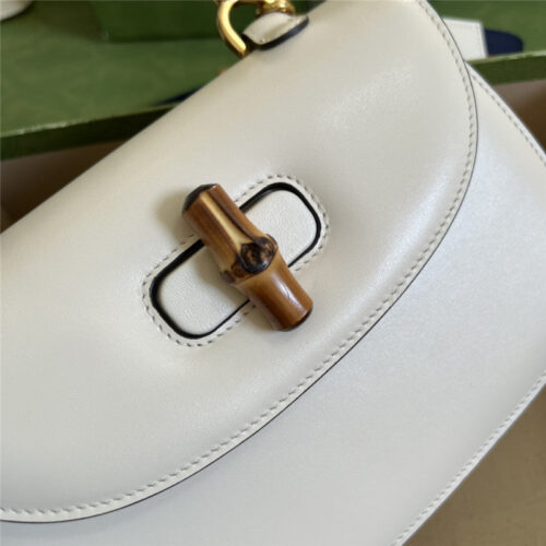 High Quality Luxury Gucci Bamboo 1947 Series Bamboo Small Handbag – Style 03246 product detail