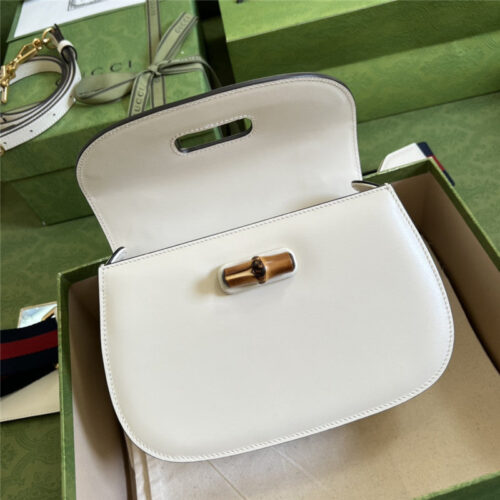 High Quality Luxury Gucci Bamboo 1947 Series Bamboo Small Handbag – Style 03246 product detail