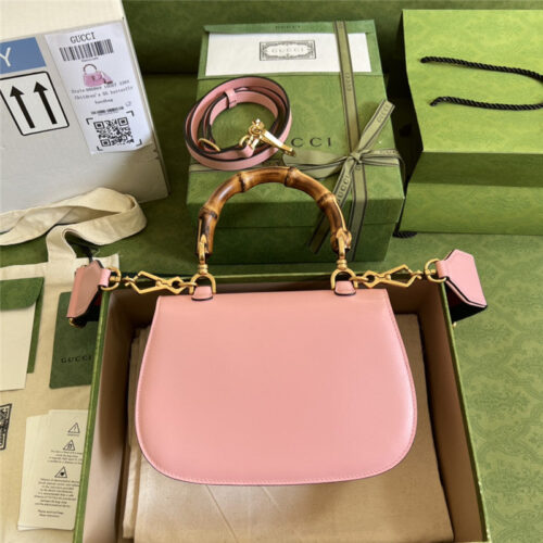 High Quality Luxury Gucci Bamboo 1947 Series Bamboo Small Handbag alternate view