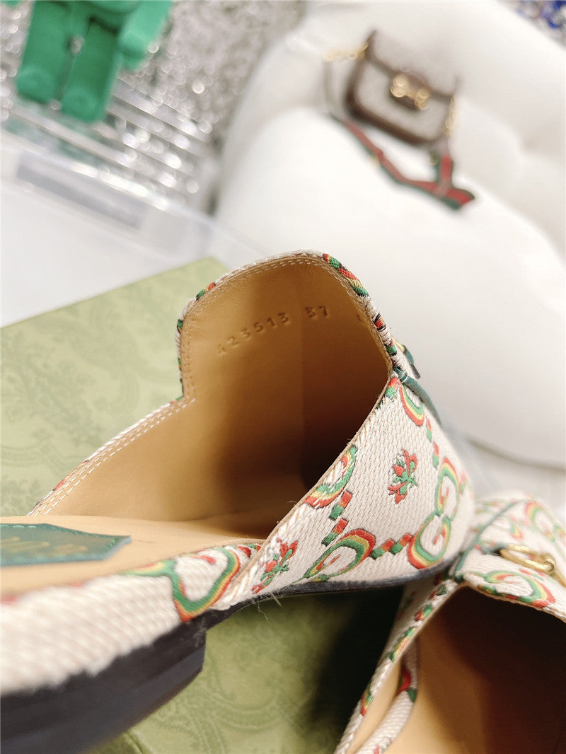 High Quality Luxury Gucci Horsebit Half Slippers – Style 81043 product detail
