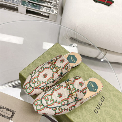 High Quality Luxury Gucci Horsebit Half Slippers – Style 81043 product detail