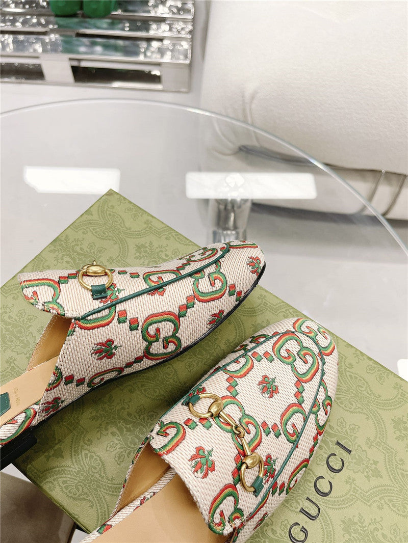 High Quality Luxury Gucci Horsebit Half Slippers – Style 81043 product detail