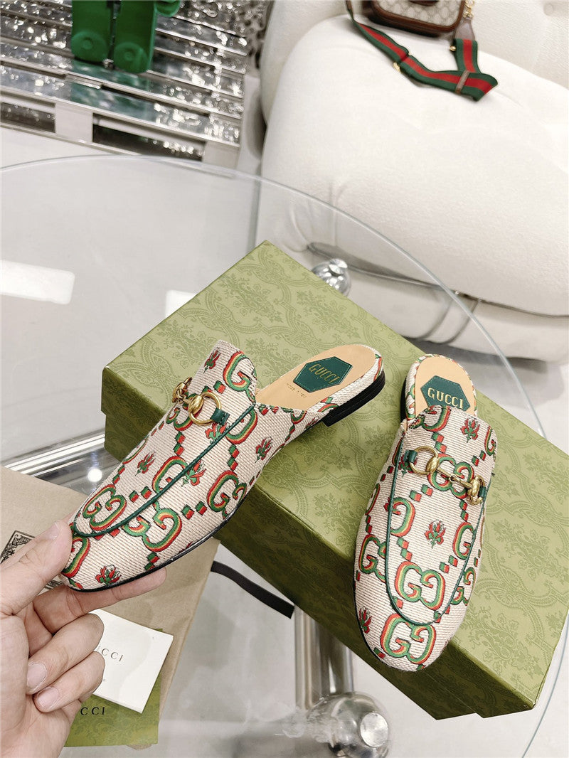 High Quality Luxury Gucci Horsebit Half Slippers – Style 81043 product detail