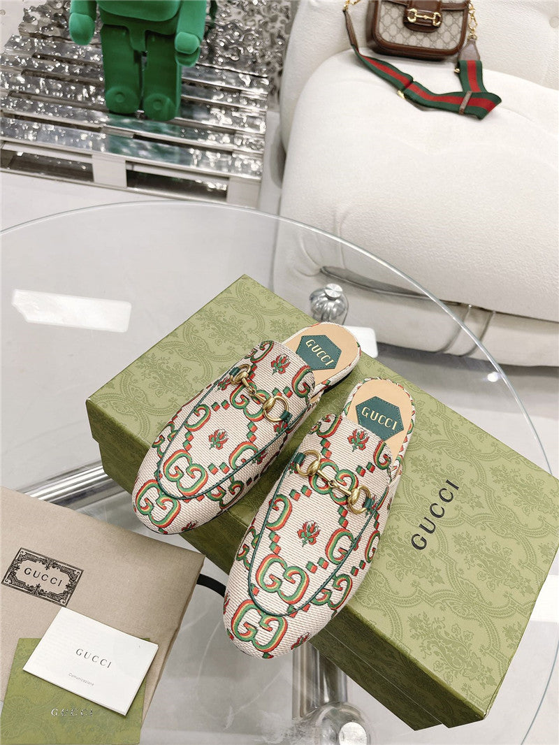 High Quality Luxury Gucci Horsebit Half Slippers – Style 81043 product detail