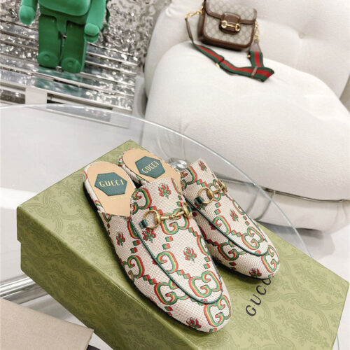 High Quality Luxury Gucci Horsebit Half Slippers – Style 81043