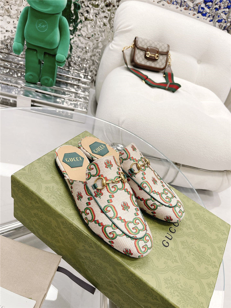 High Quality Luxury Gucci Horsebit Half Slippers – Style 81043