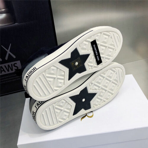 High Quality Luxury Dior Knitted High-Top Sneakers product detail