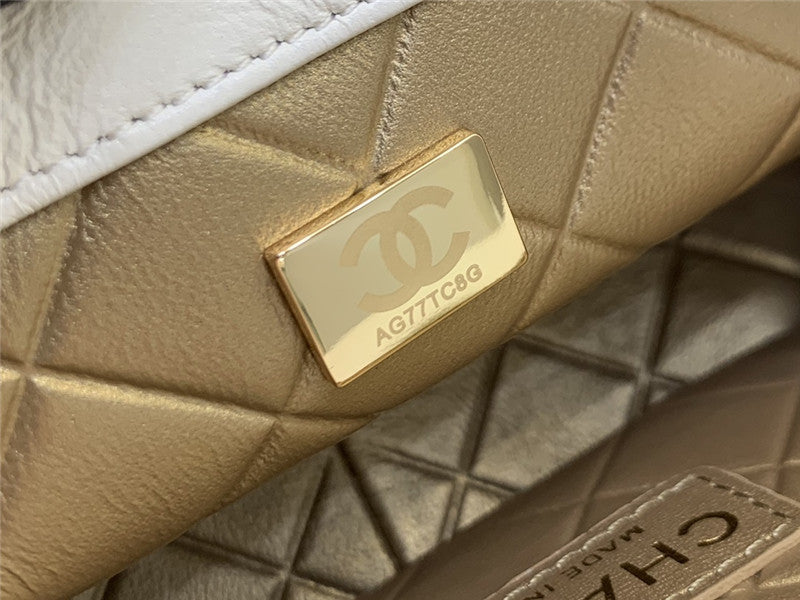 High Quality Luxury Chanel Badge CF Metal Decorative Chain Bag Large – Style 46897 product detail