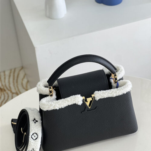 High Quality Luxury Louis Vuitton Capucines Small Taurillon Leather Bag product detail