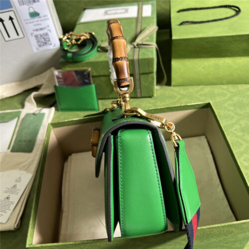 High Quality Luxury Gucci Bamboo 1947 Series Bamboo Small Handbag – Style 03245 product detail