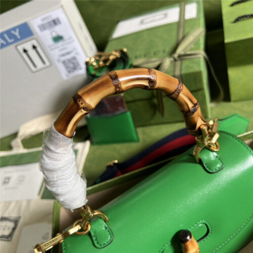 High Quality Luxury Gucci Bamboo 1947 Series Bamboo Small Handbag – Style 03245 product detail