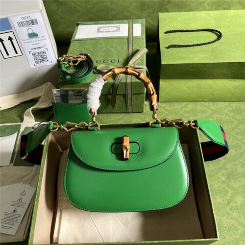High Quality Luxury Gucci Bamboo 1947 Series Bamboo Small Handbag – Style 03245