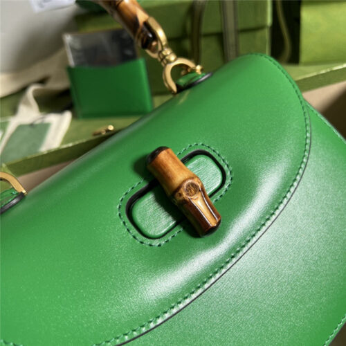 High Quality Luxury Gucci Bamboo 1947 Series Bamboo Small Handbag – Style 03245 product detail