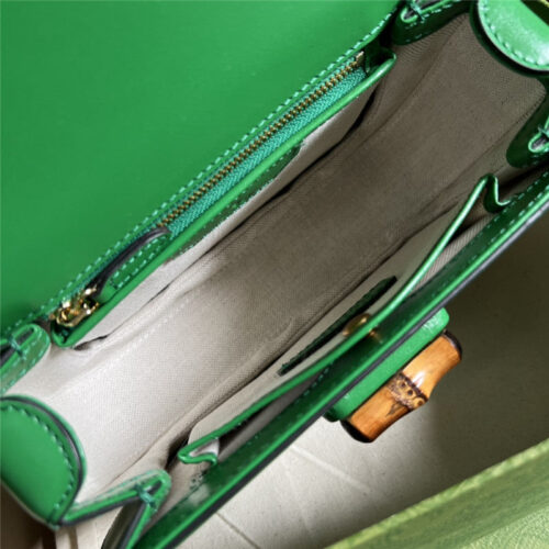 High Quality Luxury Gucci Bamboo 1947 Series Bamboo Small Handbag – Style 03245 product detail