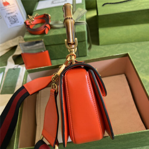 High Quality Luxury Gucci Bamboo 1947 Series Bamboo Small Handbag – Style 03243 product detail