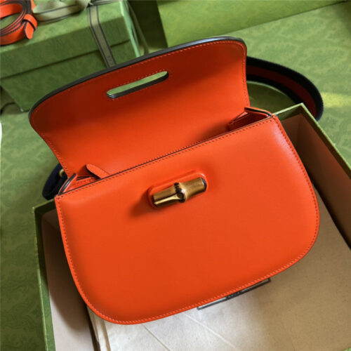 High Quality Luxury Gucci Bamboo 1947 Series Bamboo Small Handbag – Style 03243 product detail