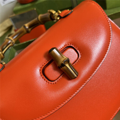 High Quality Luxury Gucci Bamboo 1947 Series Bamboo Small Handbag – Style 03243 product detail
