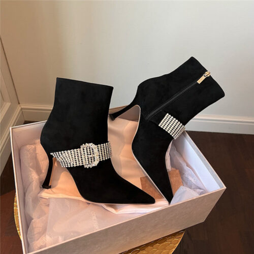High Quality Luxury Jimmy Choo Kari Ankle Boots alternate view