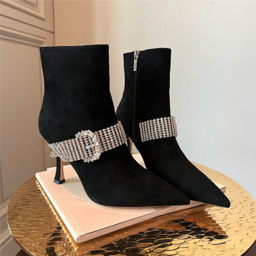 High Quality Luxury Jimmy Choo Kari Ankle Boots