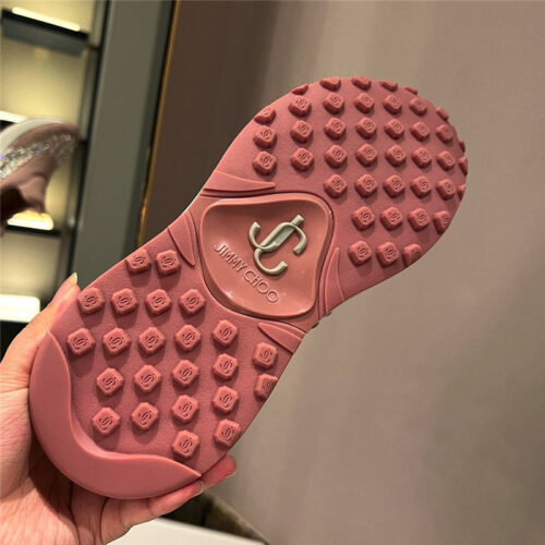 High Quality Luxury Jimmy Choo Crystal Low-Top Sneakers product detail