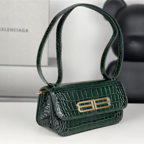 High Quality Luxury Balenciaga Gossip Small Bag Crocodile – Style 29797 product detail