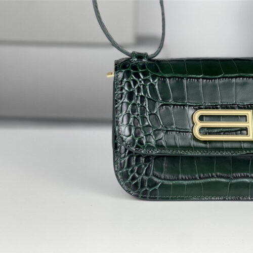 High Quality Luxury Balenciaga Gossip Small Bag Crocodile – Style 29797 product detail
