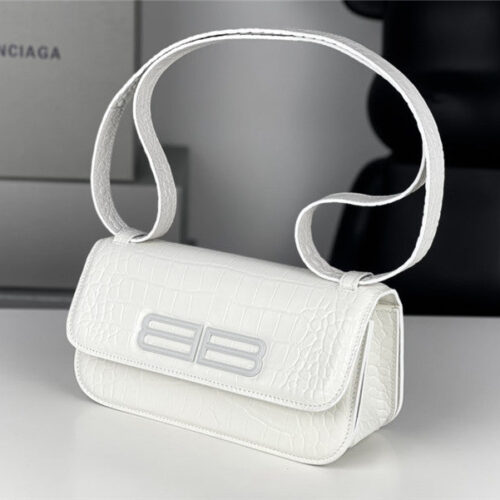 High Quality Luxury Balenciaga Gossip Small Bag Crocodile – Style 29798 product detail