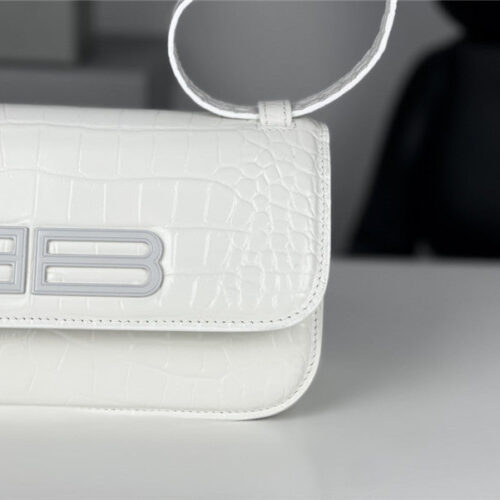 High Quality Luxury Balenciaga Gossip Small Bag Crocodile – Style 29798 product detail