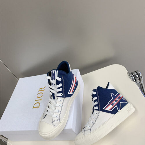 High Quality Luxury Dior High Top Sneakers Womens – Style 76614