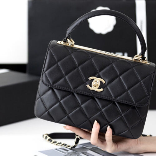 High Quality Luxury Chanel Trendy Cc Bag Black product detail