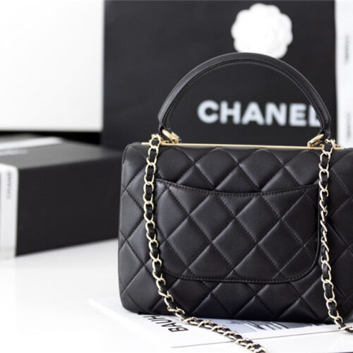 High Quality Luxury Chanel Trendy Cc Bag Black alternate view